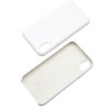 FUNDA IPHONE X/XS SILICONA - BLANCO