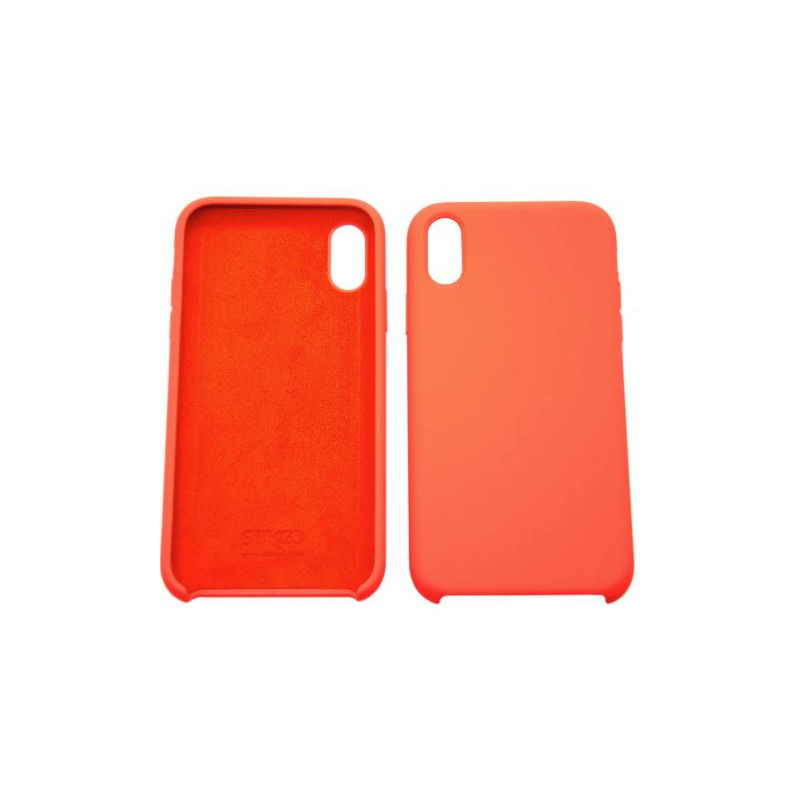 Para Apple IPhone 10 Genuino Original Apple Silicona X caso Picante Naranja 