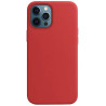 FUNDA IPHONE 12/12PRO (SILICONA) - ROJO