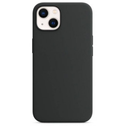FUNDA IPHONE 13 (SILICONA+IMAN) - NEGRO
