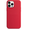 FUNDA IPHONE 13 PRO (SILICONA+IMAN) - ROJO