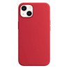 FUNDA IPHONE 13 (SILICONA+IMAN) - ROJO