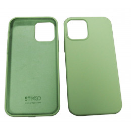 FUNDA IPHONE 12/12PRO (SILICONA) - VERDE