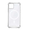 FUNDA IPHONE 13 (SILICONA+IMAN) - TRANSPARENTE