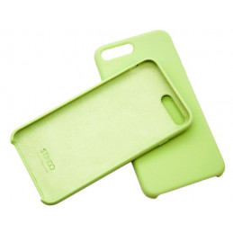 Carcasa iPhone 7/8 PLUS Silicona Aterciopelada Verde Claro 