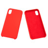 FUNDA IPHONE XR SILICONA - ROJO