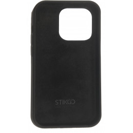 Funda de Silicona Guess Metal Logo para iPhone 14 Pro Max - Negro