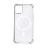 FUNDA IPHONE 12 MINI (SILICONA+IMAN) - TRANSPARENTE