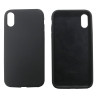 FUNDA IPHONE X SILICONA - NEGRO
