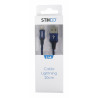 CABLE LIGHTNING (2.4A) - AZUL (20cm)