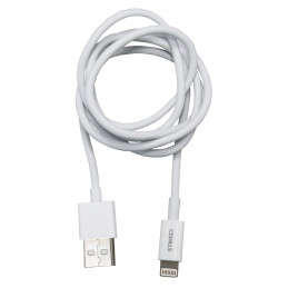 CABLE LIGHTNING to USB 2.0 (MFI) (2.4A) – BLANCO (1m)