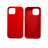 FUNDA IPHONE 15 (SILICONA) - ROJO
