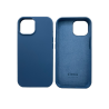 FUNDA IPHONE 15 (SILICONA) - AZUL MARINO