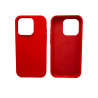 FUNDA IPHONE 15 PRO (SILICONA) - ROJO