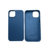 FUNDA IPHONE 15 PLUS (SILICONA) - AZUL MARINO