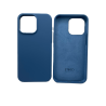 FUNDA IPHONE 15 PRO MAX (SILICONA) - AZUL MARINO