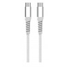 CABLE TIPO-C a TIPO-C (3A)- BLANCO (1m)