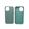 FUNDA IPHONE 15 (SILICONA) - VERDE GEMA