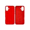 FUNDA IPHONE 16 PLUS (SILICONA) - ROJO