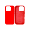 FUNDA IPHONE 16 PRO (SILICONA) - ROJO