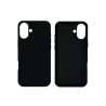 FUNDA IPHONE 16 PLUS (SILICONA) - NEGRO