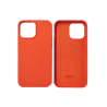 FUNDA IPHONE 13 PRO MAX (SILICONA) - ROJO CORAL