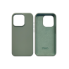 FUNDA IPHONE 15 PRO (SILICONA) - VERDE GEMA