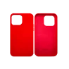 FUNDA IPHONE 14 PRO MAX (SILICONA) - ROJO