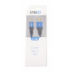 CABLE USB-C - AZUL (2m)