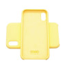 FUNDA IPHONE X/XS SILICONA - AMARILLO