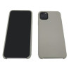 FUNDA IPHONE 11 PRO MAX SILICONA - GRIS PIEDRA